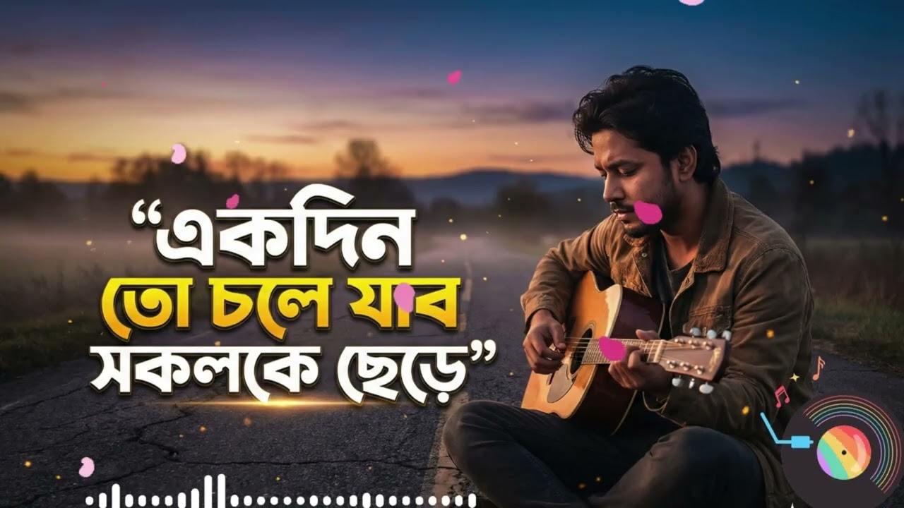একদিন তো চলে যাব সকলকে ছেড়ে | Ekdin To Chole Jabo Sad Bengali Acoustic Folk Song