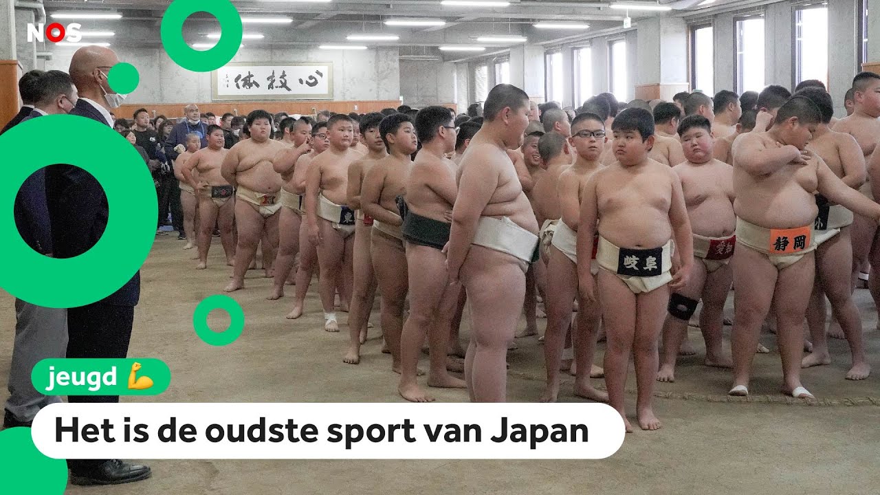 Steeds minder Japanse kinderen willen sumo-worstelen