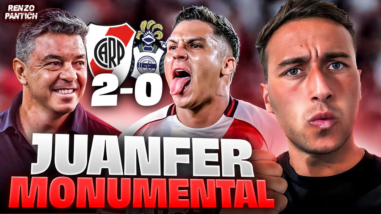 💪⚽️ GANÓ RIVER 2-0 ANTE GIMNASIA Y LO HIZO JUGANDO AL RITMO DE JUANFER | REACCIÓN EN CALIENTE 😉