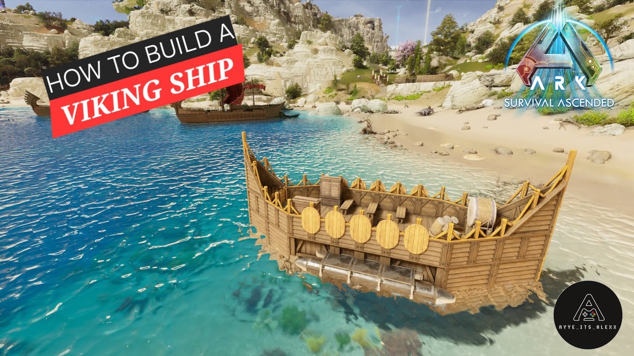 Viking Ship Build Tutorial - Ark Survival Ascended