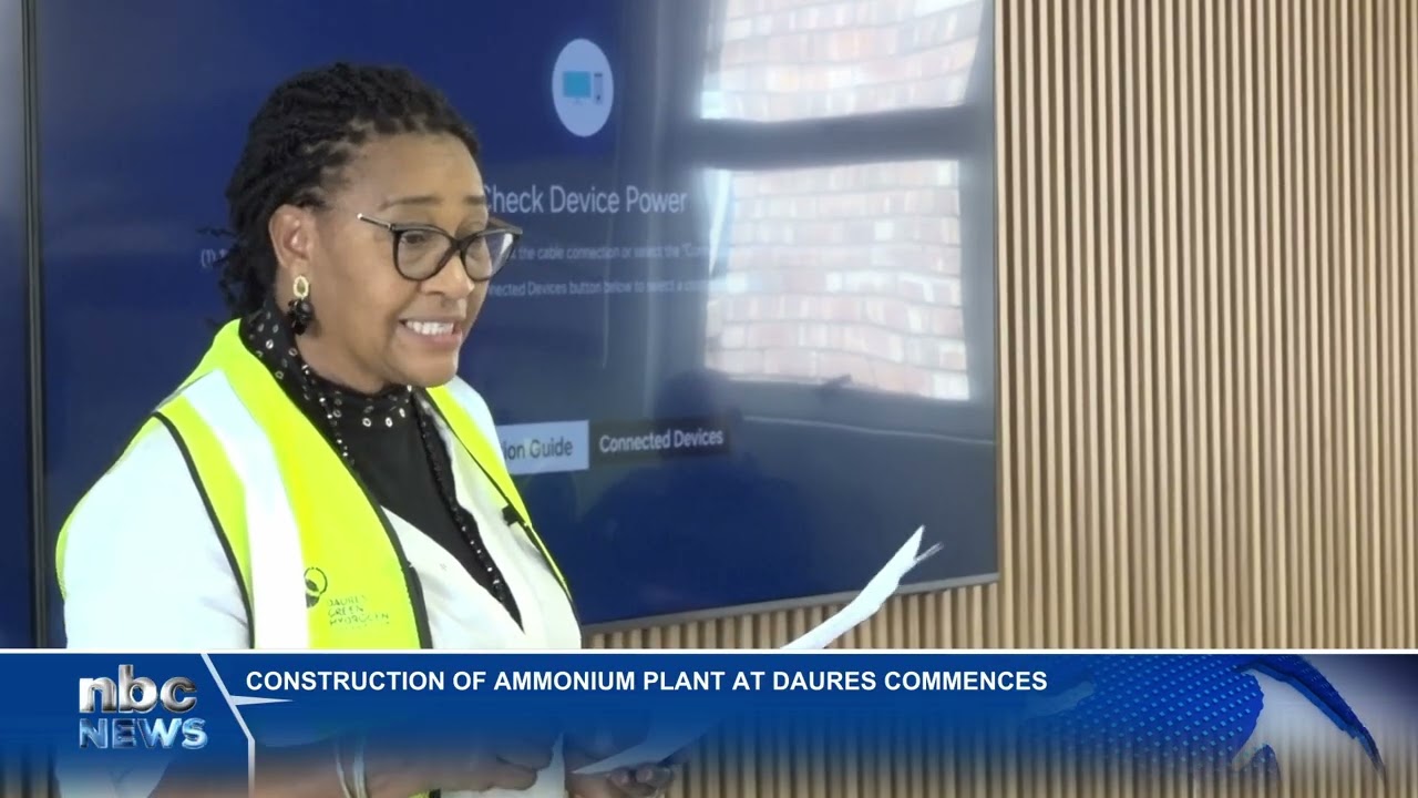 Daures village breaks ground for low-carbon fertiliser plant - nbc