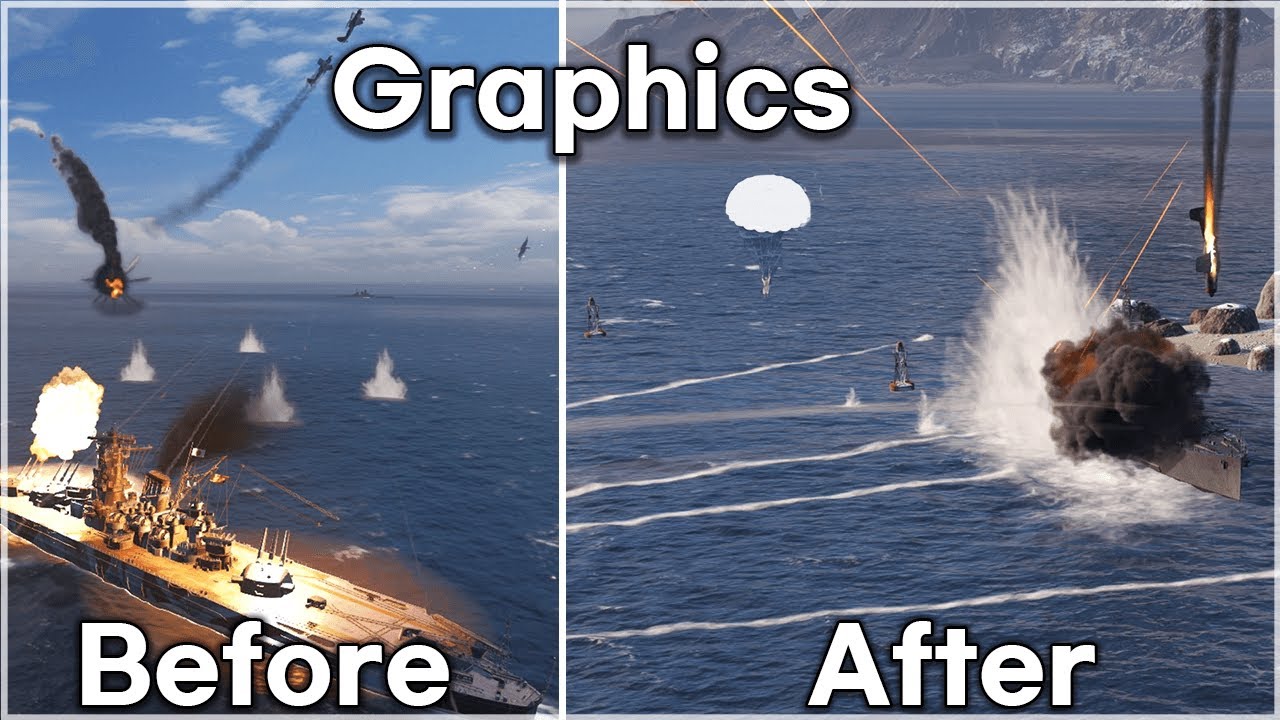 WoWS Graphics Then and Now [WiP]