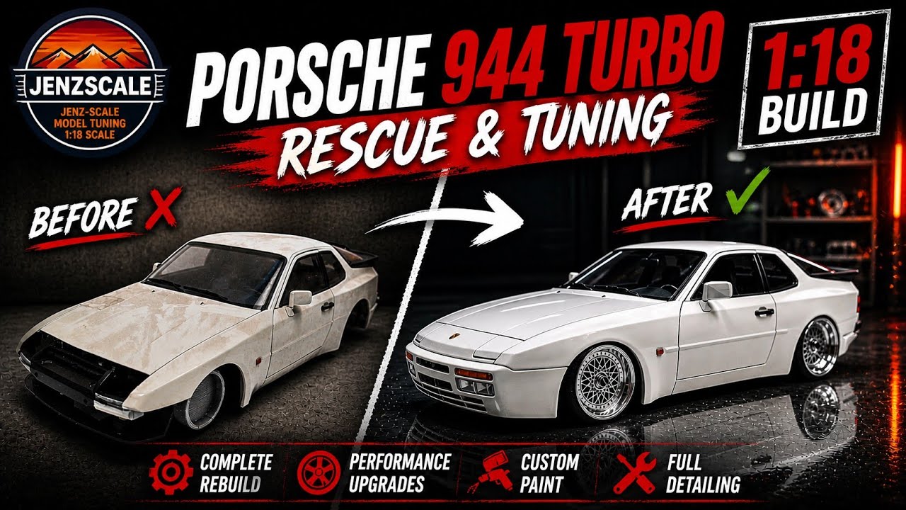 Porsche 944 Turbo Restoration & Custom | Autoart 1:18