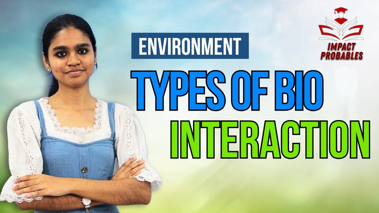 Types of Bio Interaction - Environment | PROBABLE TOPIC