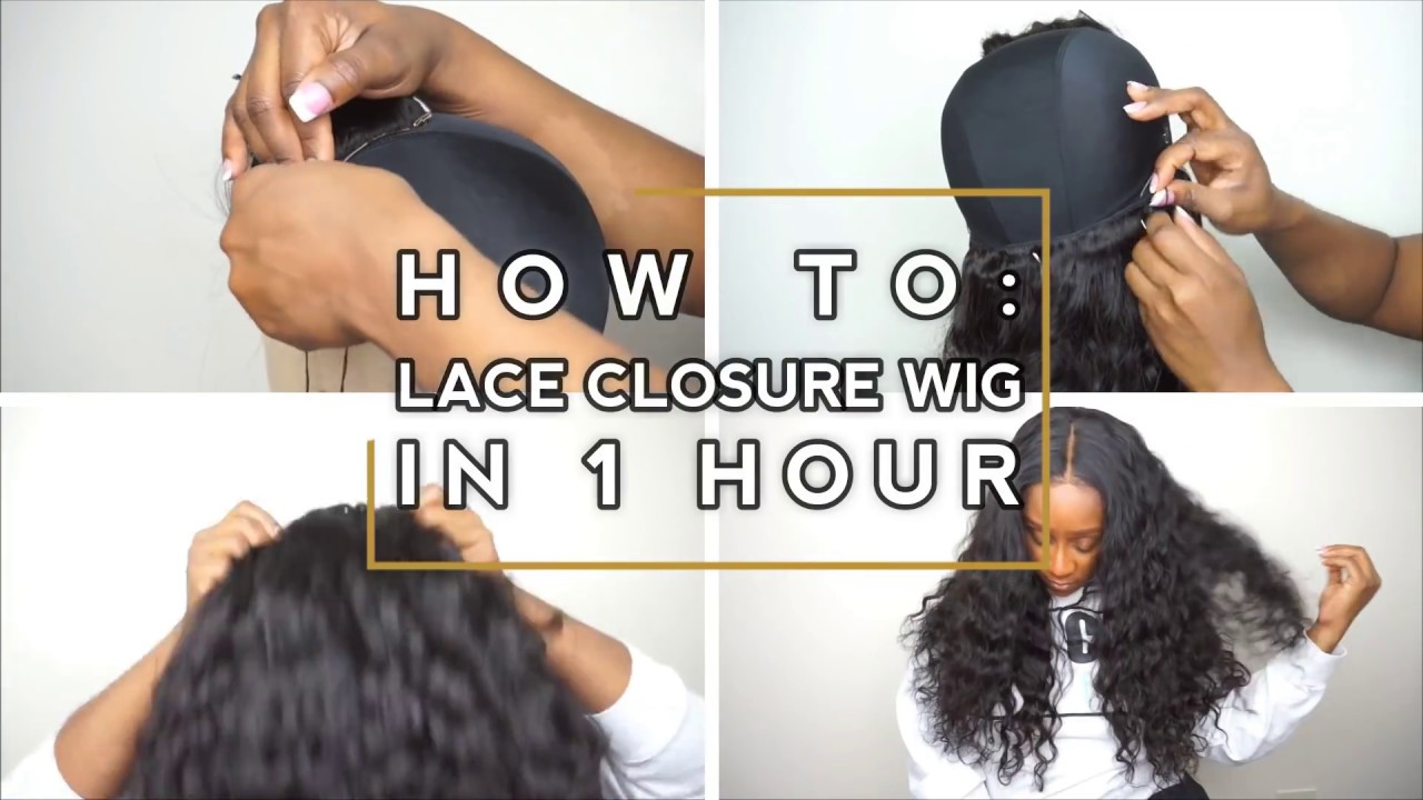 HOW TO MAKE A LACE CLOSURE WIG IN 1 HOUR + NO LEAVE OUT | START TO FINISH TUTORIAL | FT WIGGINS HAIR