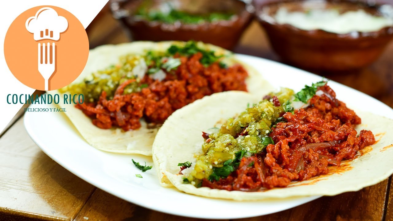 Tacos de Adobada o Pastor con $40 (de soya) ORIGINAL