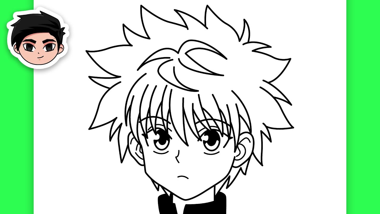 How To Draw Killua | Hunter X Hunter - Easy Step By Step