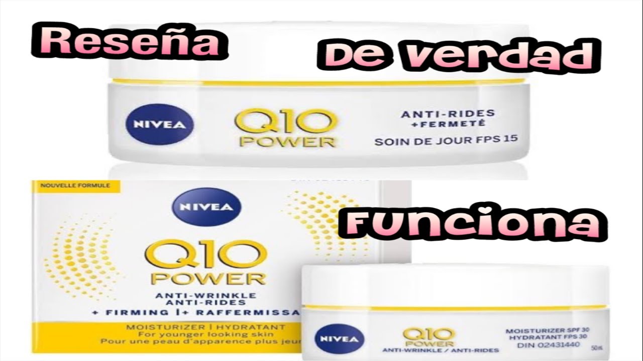 Reseña de crema nivea Q10 POWER si cumple lo que promete o no 😱