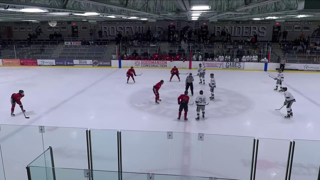 Roseville vs Stillwater Area High School Boys' Varsity IceHockey