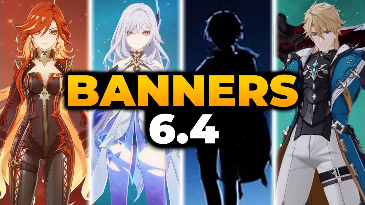 GENSHIN IMPACT 6.4 UPDATED BANNERS ROADMAP  + RERUNS | Genshin Banners, Genshin Banner, Genshin 6.4