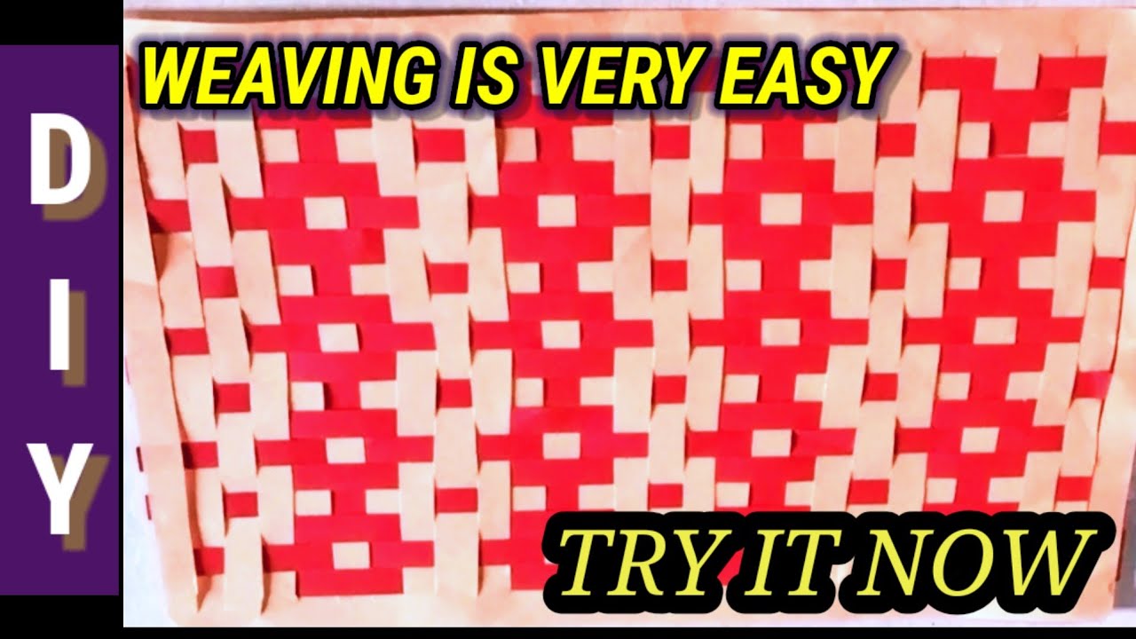 How to make Beautiful Paper Weaving | Easy Yet Beautiful paper Weave for beginners 