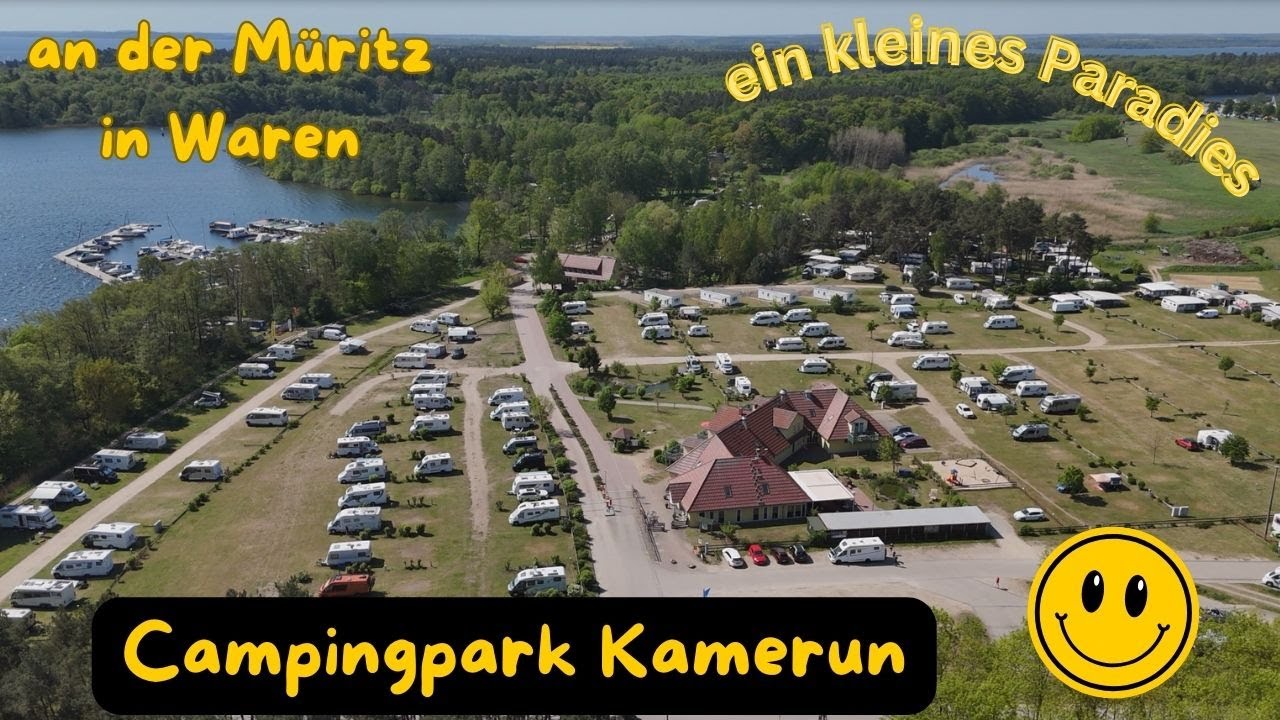CAMPINGPLATZ KAMERUN IN WAREN AN DER MÜRITZ - TOLLE LAGE DIREKT AM WASSER