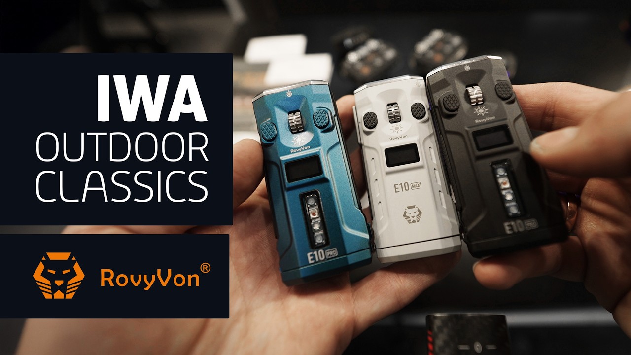 IWA 2026 - RovyVon i latarki EDC - E10 Pro, Max