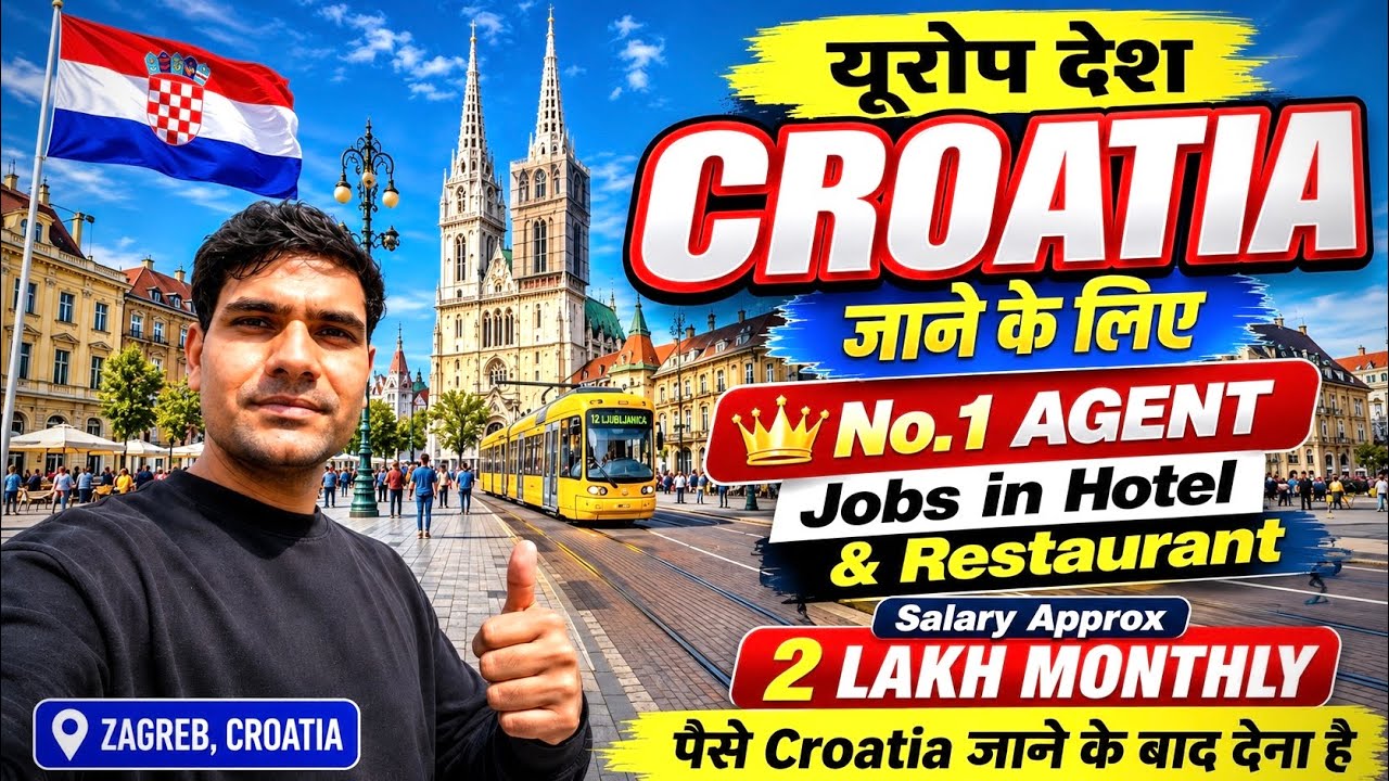 Croatia 🇭🇷 Work Permit 2026 | Best Agent for Foreigners | Payment After Visa? Full Process