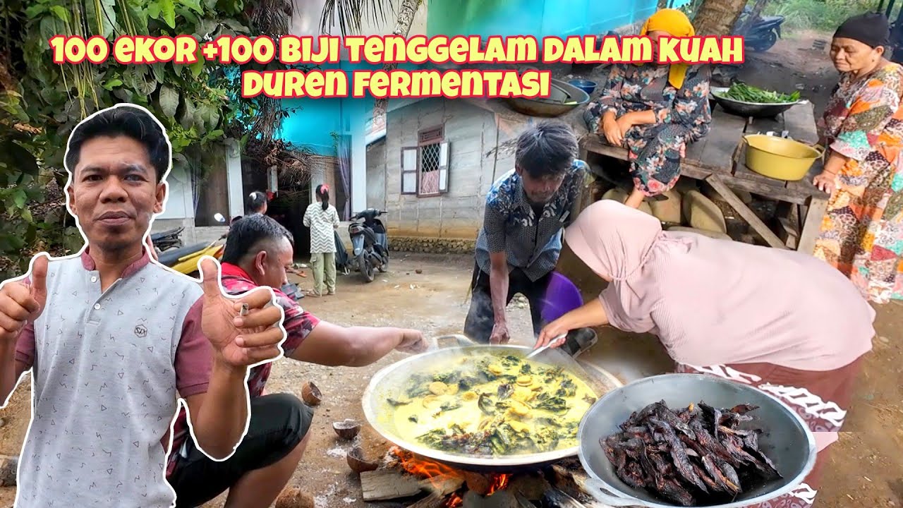 MASAK 100 EKOR LELE ASAP DUREN FERMENTASI ||SATU KOMPLEK MAKAN HEBOH
