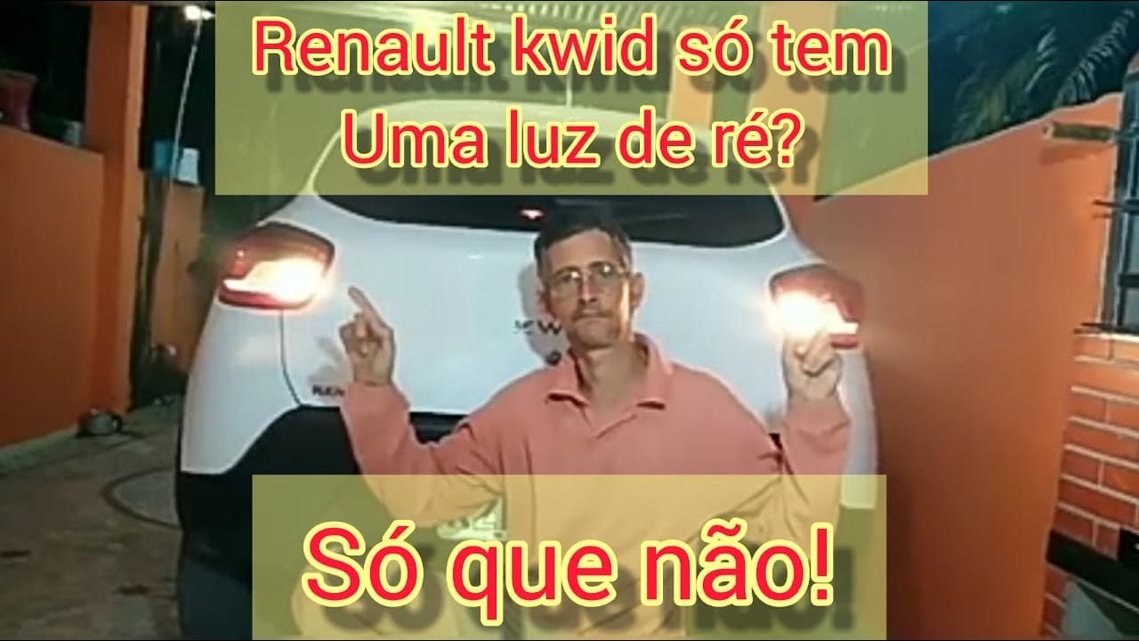 Renault kwid só tem uma luz de ré? só que não!