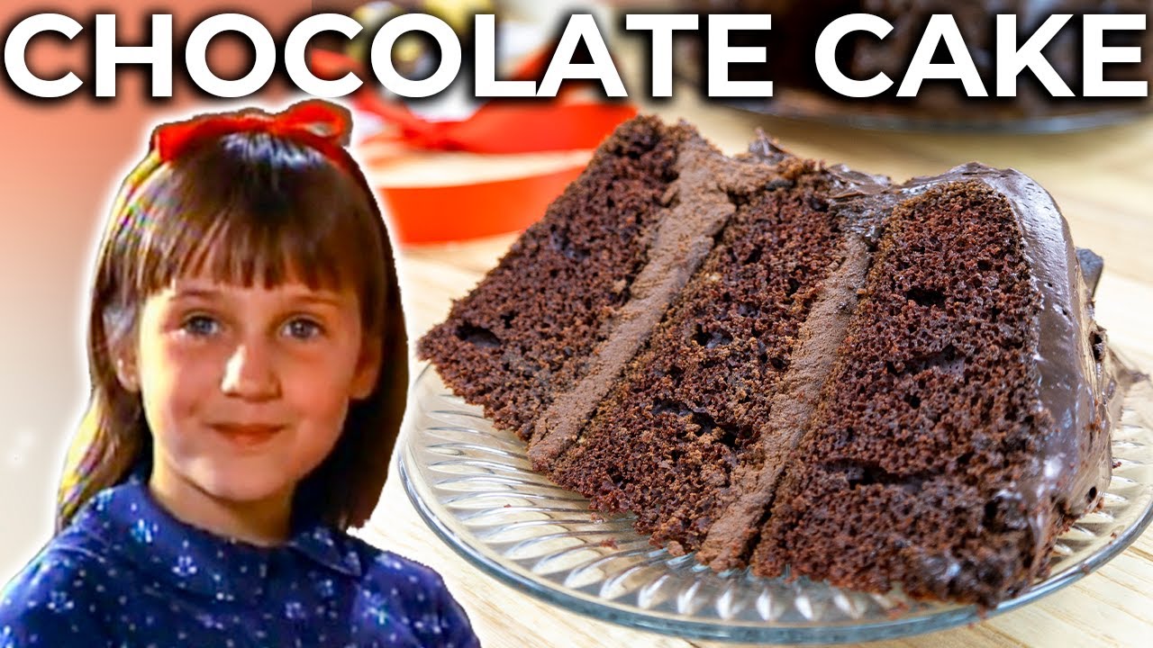 Making the Chocolate Cake Recipe from Matilda ✨ Fictional Feasts