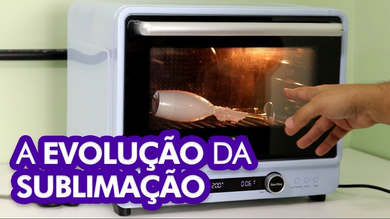 TAÇA DE VIDRO NA SUBLIMAÇÃO (usando forno)