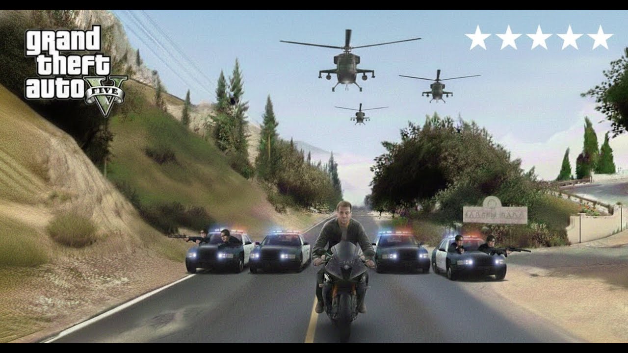 I Tried to Escape 5 Star Wanted Level With Only a Bike