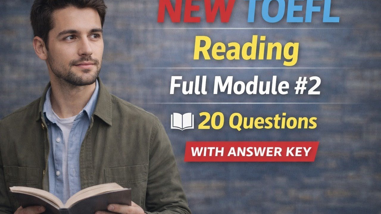 【新形式TOEFL】Reading フルモジュール #2（本番シミュレーション＋解答付き）