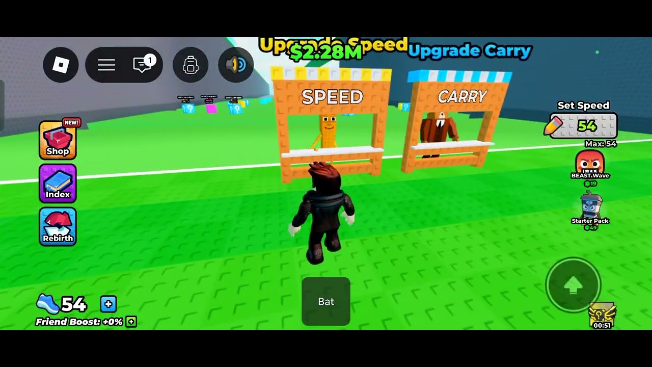 Playing escape tsunami for lucky block in Roblox!!