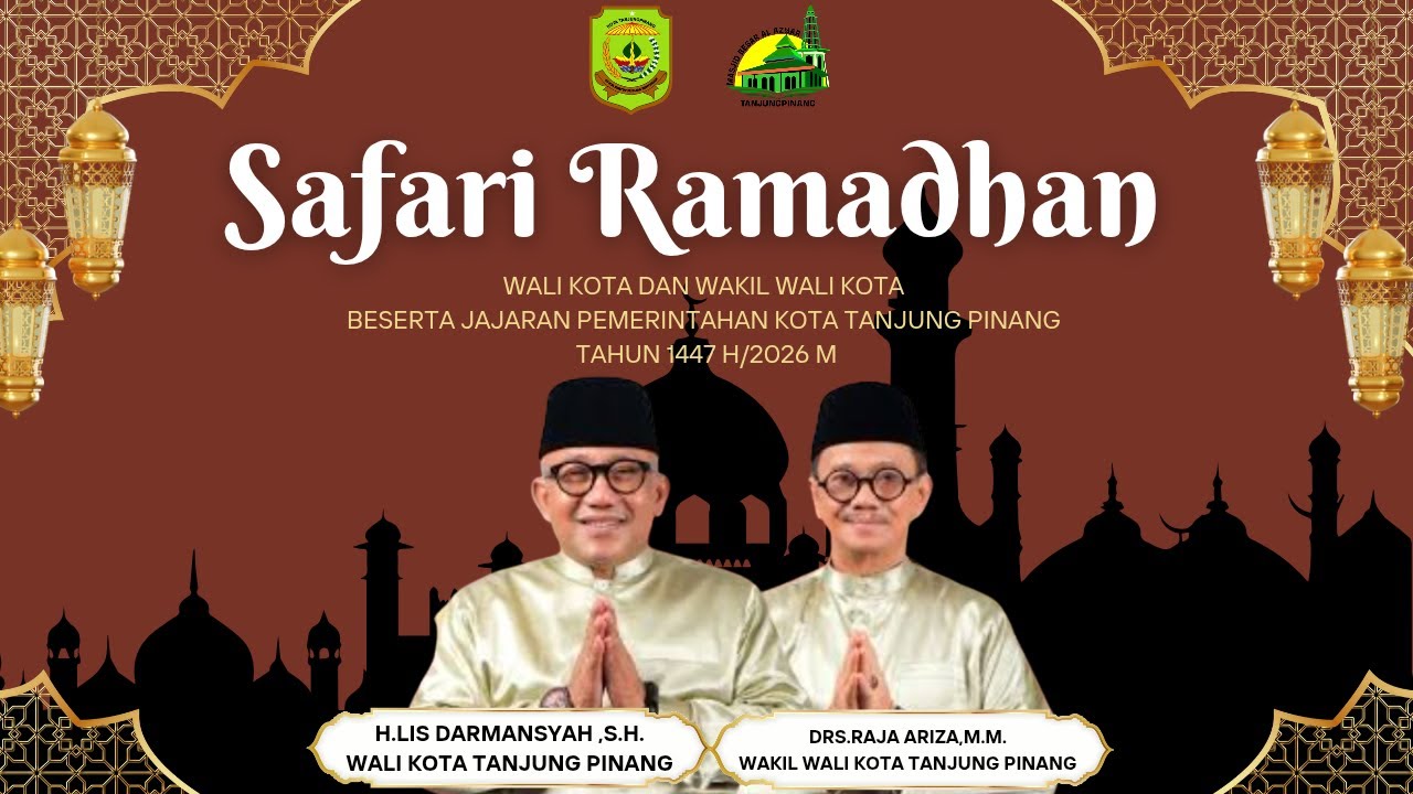 Safari Ramadhan,H Lis Darmansyah,S.H ,Masjid Besar Al-Azhar Tanjung Pinang 24 Februari 2026.