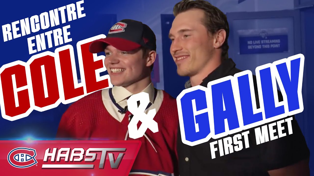 Cole Caufield meets Brendan Gallagher for the first time | 2019 NHL Draft