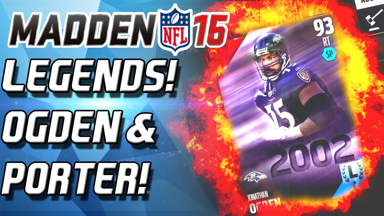Madden 16 Ultimate Team - NEW LEGENDS! ODGEN IS BACK! - MUT 16