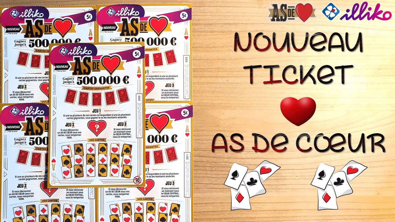 Grattage du ticket 
