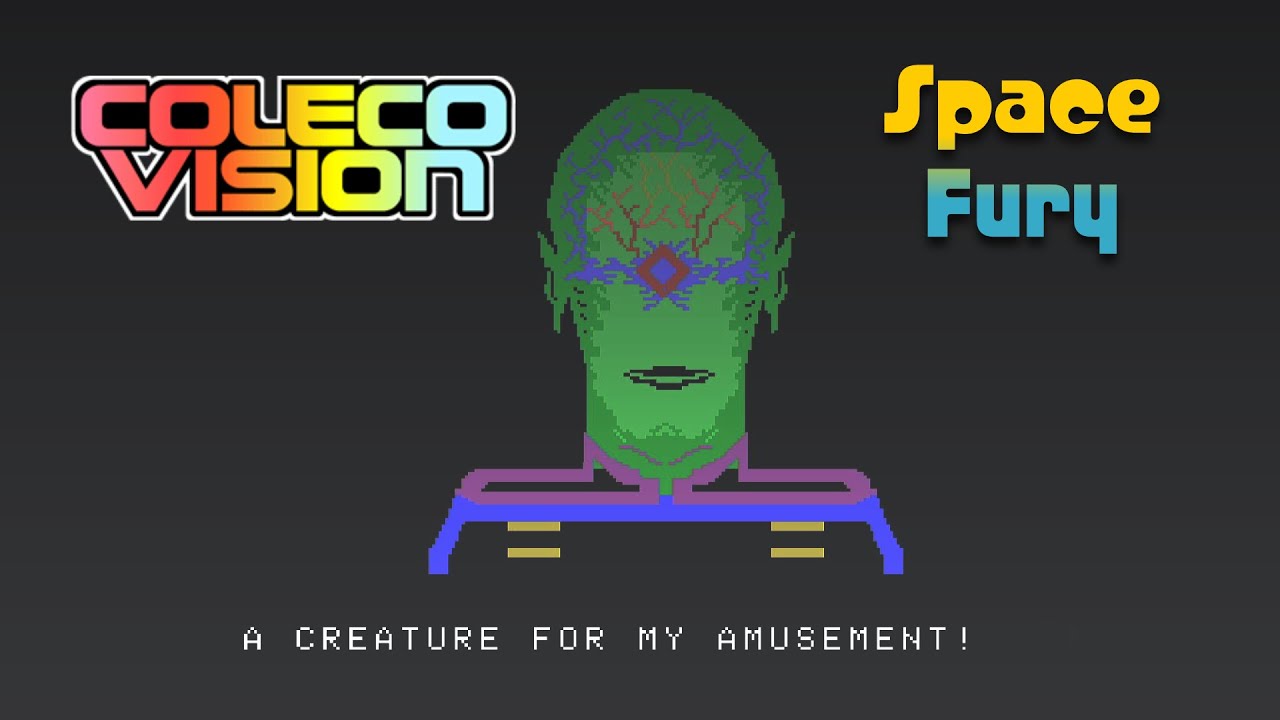 Space Fury 🕹 COLECOVISION Gameplay Playthrough Retro HD