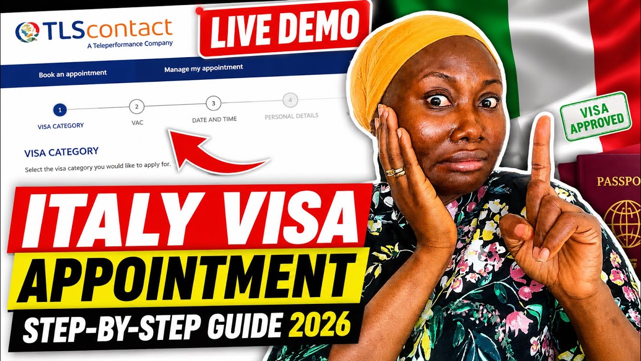 How to Book Italy Visa Appointment on TLScontact (Step-by-Step Tutorial 2026)