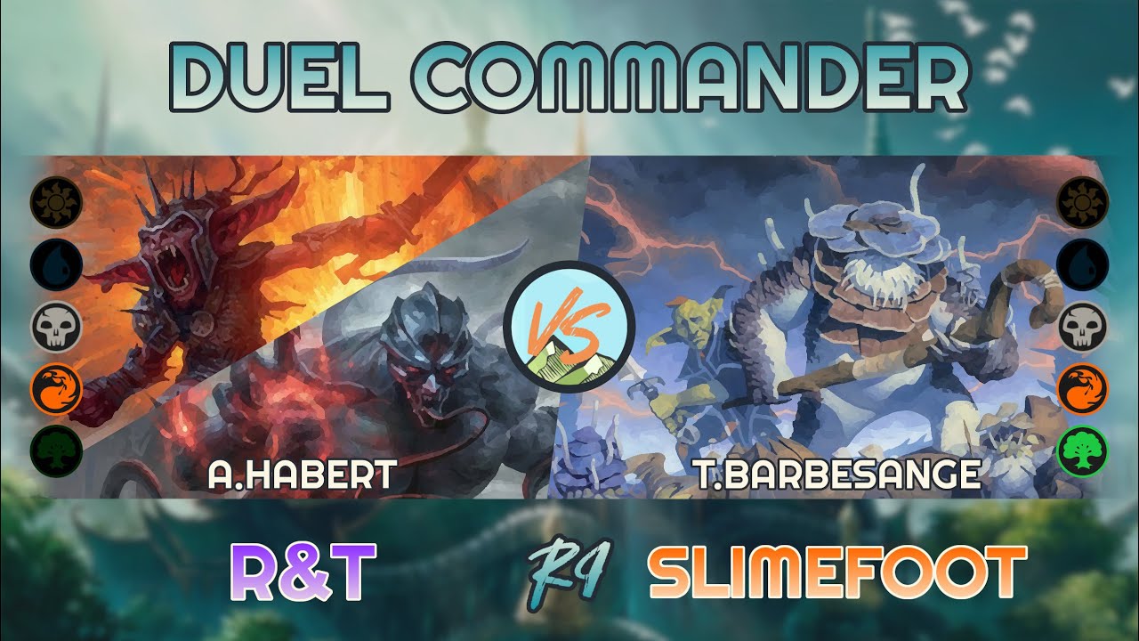 Rograkh & Tevesh vs. Slimefoot & Squee - CDF 2025 - Day 2 - R9 - Duel Commander│MTG│bitzelberg