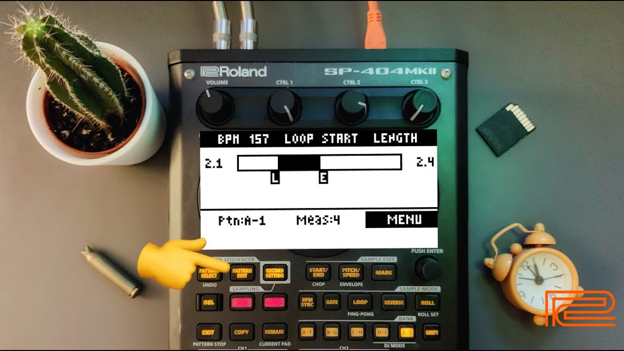 Pattern Sequencing on the SP404MK2