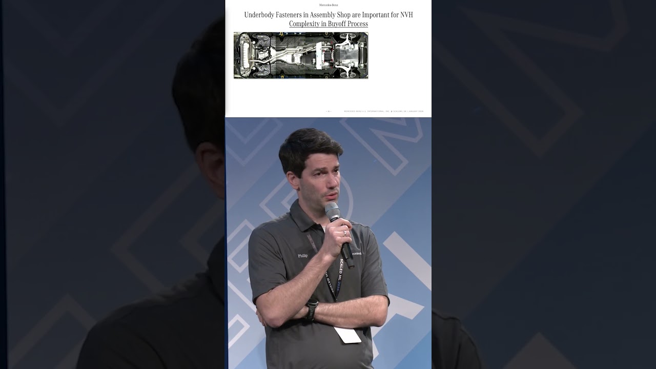 Merceds-Benz: Inspecting Underbody Fasteners with AI #aivision #artificialintelligence #automotive