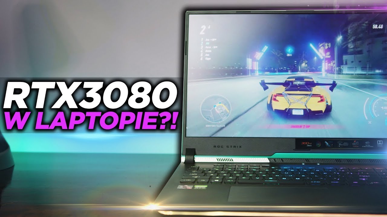 POTĘŻNY LAPTOP z GeForce RTX 3080 i AMD Ryzen! 🤗 - Test ASUS ROG Strix Scar 17