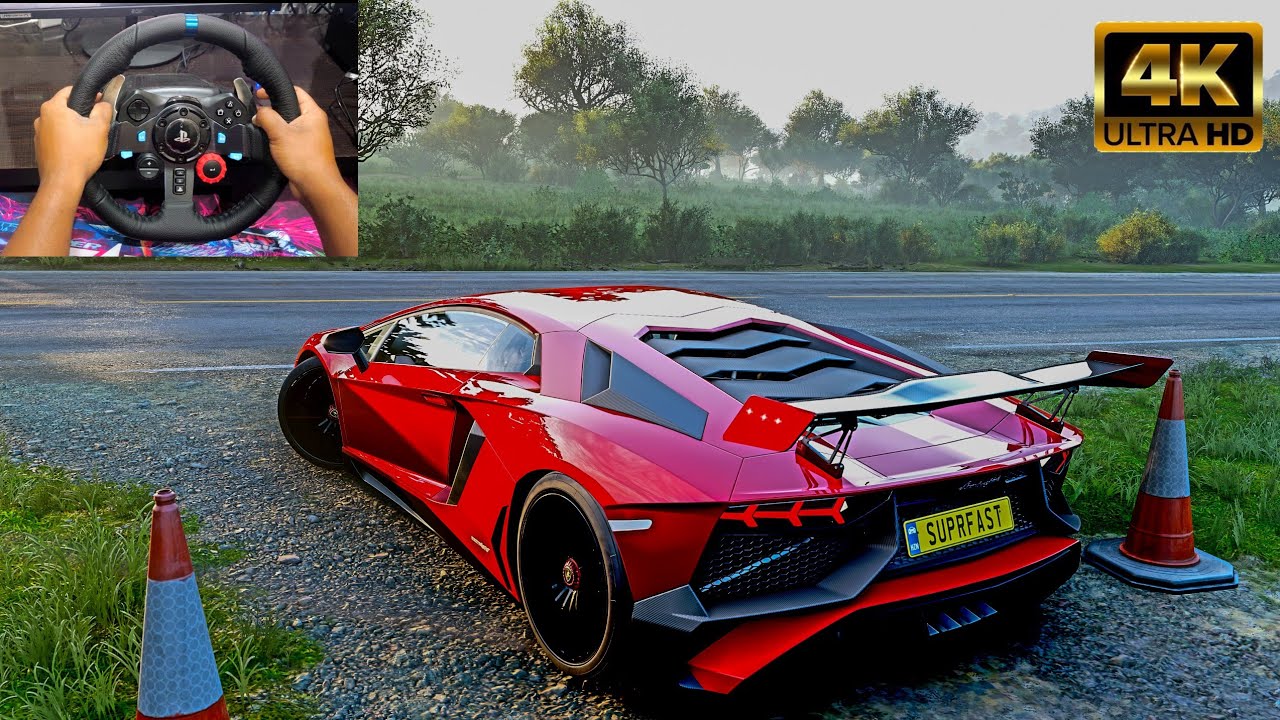 1086HP Lamborghini Aventador INSANE Top Speed! 😱 | Forza Horizon 5 Logitech G29 Gameplay