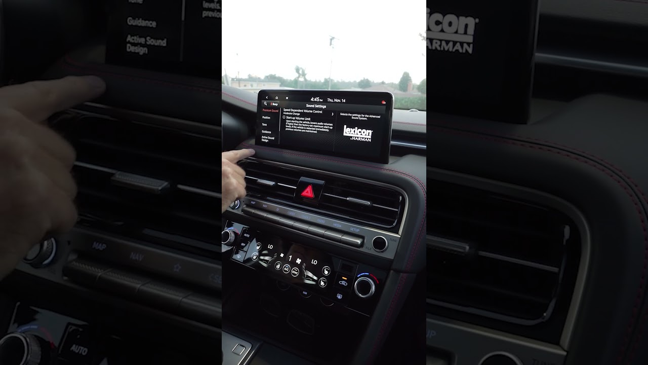 2025 Genesis G70 3.3 AWD Active Sound Design #shorts #genesis