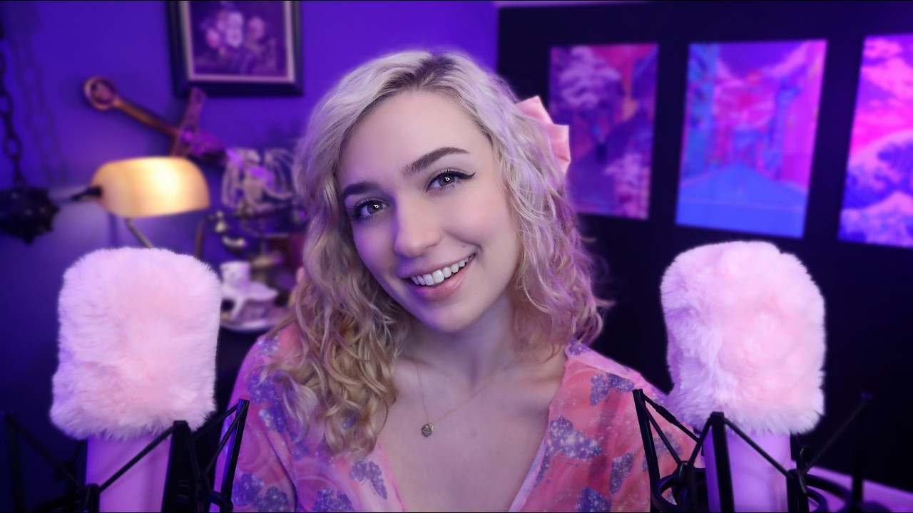 ♡ can i show u my mushrooms??? ♡ (TAPPING & TRACING ASMR) + a lil rose ramble !! ♡