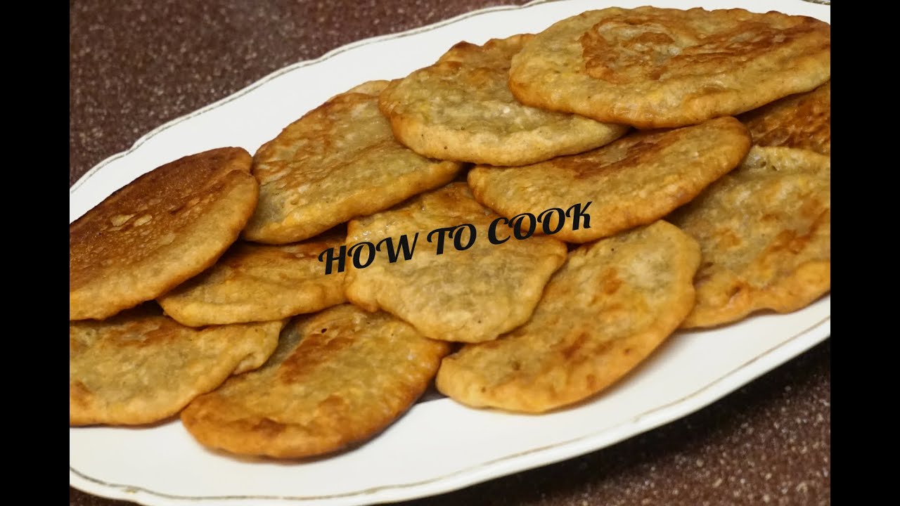 HOW TO MAKE JAMAICAN PLANTAIN FRITTER'S RECIPE JAMAICAN ACCENT 2016