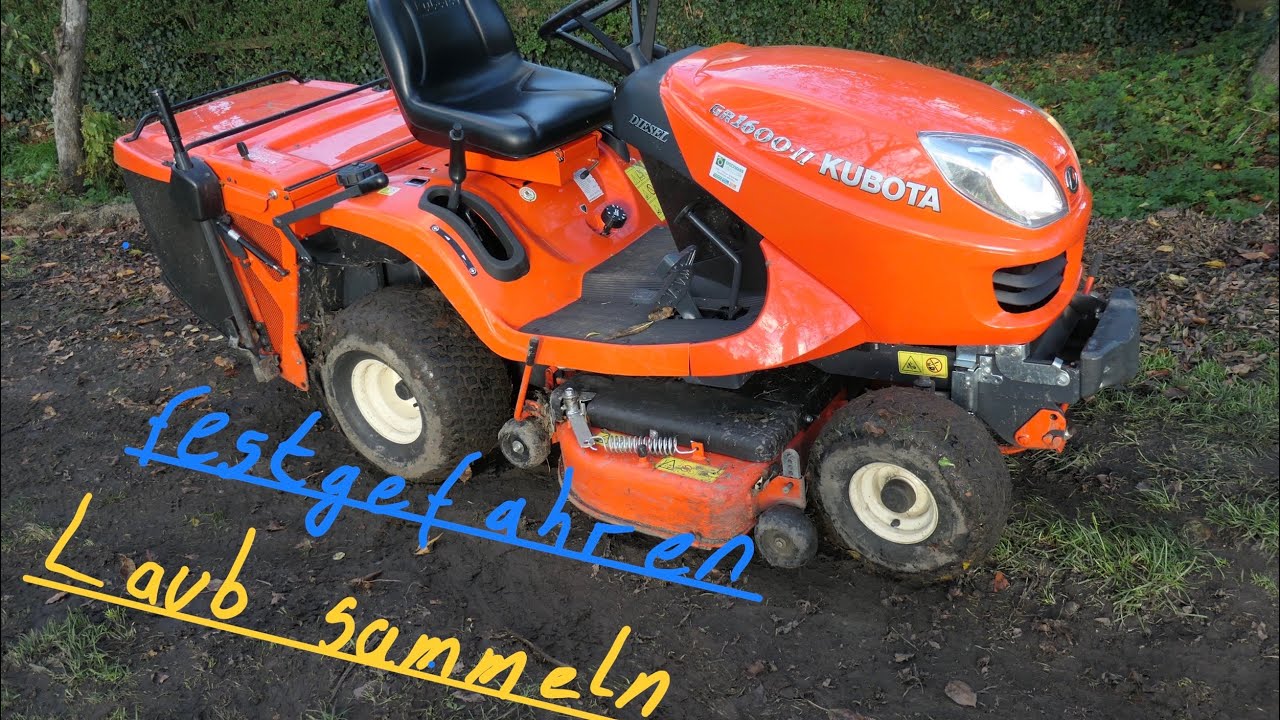Les’s Drive Kubota GR1600II Laub sammeln