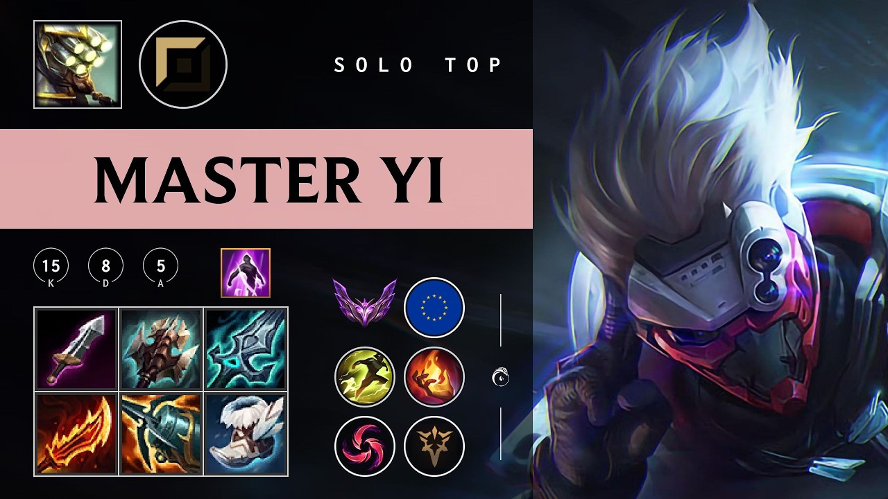 Master Yi Top vs Akali - EUW Master Patch 26.05