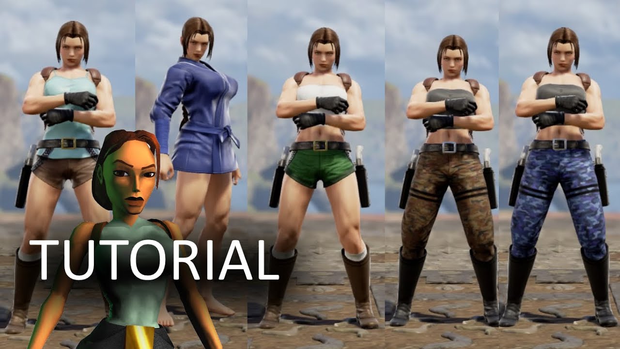 Soul Calibur 6 - Lara Croft (Tomb Raider) Costumes Cas Tutorial
