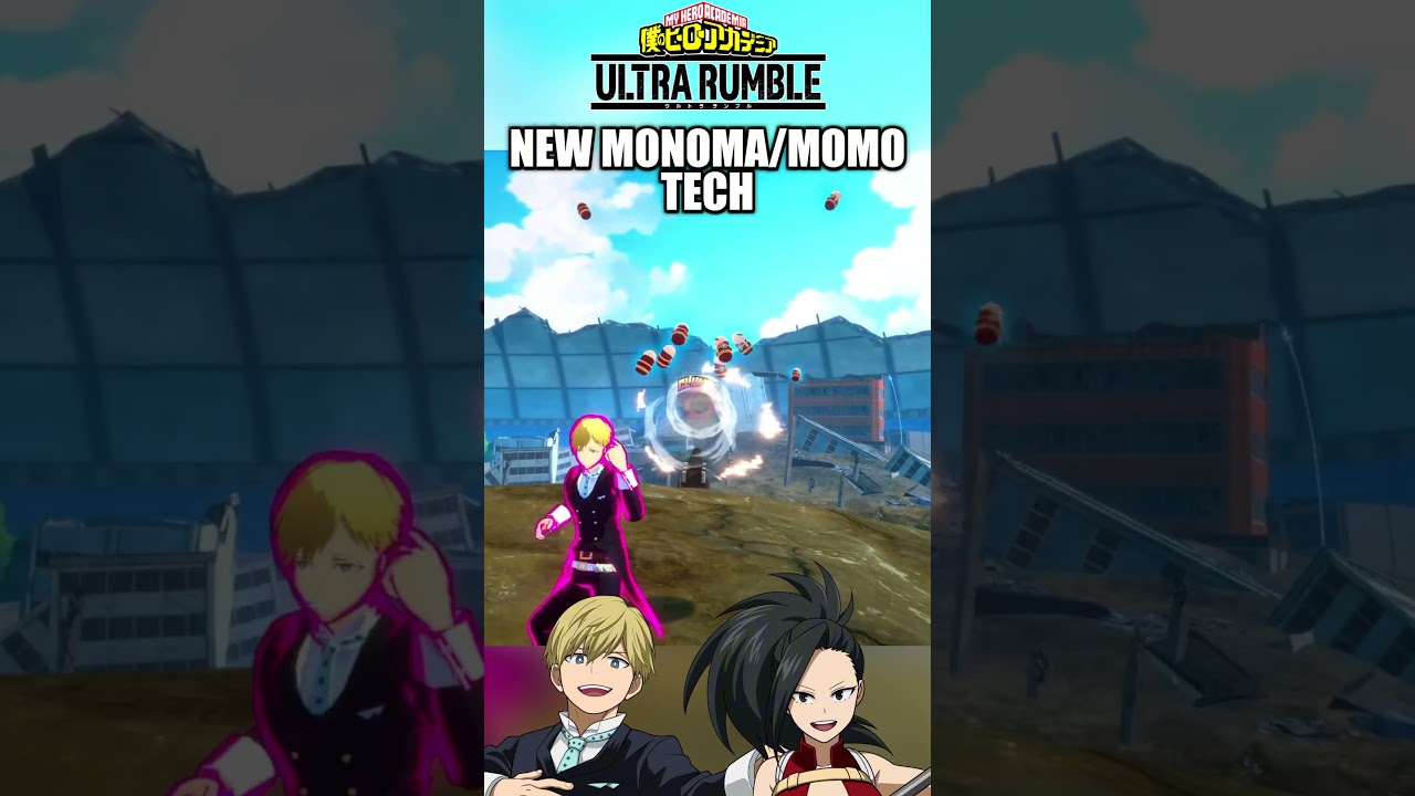 NEW CRAZY MOMO CANON GLITCH IN MY HERO ULTRA RUMBLE  #myheroultrarumble #ultrarumble #mhur