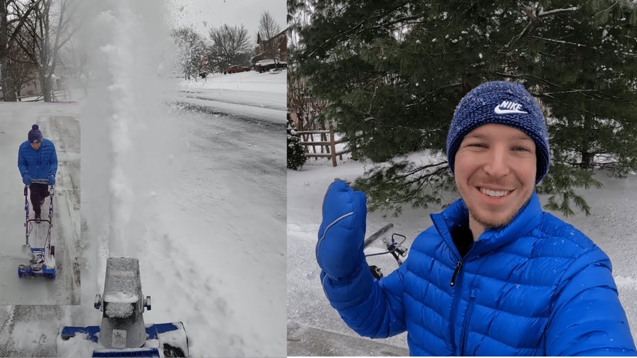 Snow Joe Battery Powered Snowblower in Action 2022!