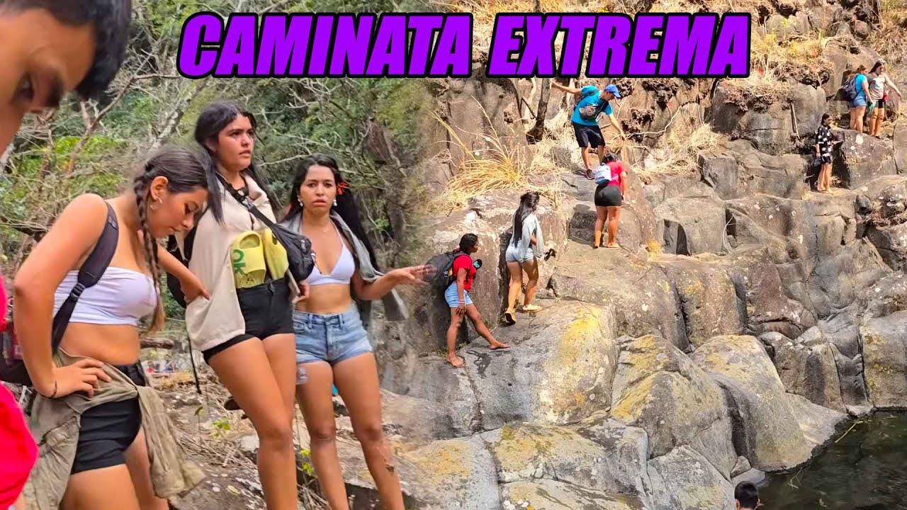 Seguimos escalando la montaña para llegar hasta la poza.