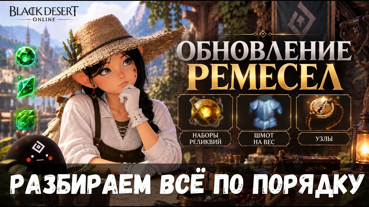 [BDO]🌱ВСЕ ПРО ОБНОВЛЕНИЕ РЕМЕСЕЛ - НОВЫЕ РЕЛИКВИИ И ИХ НАБОРЫ / УЗЛЫ / РАЗГОН ВЕСА