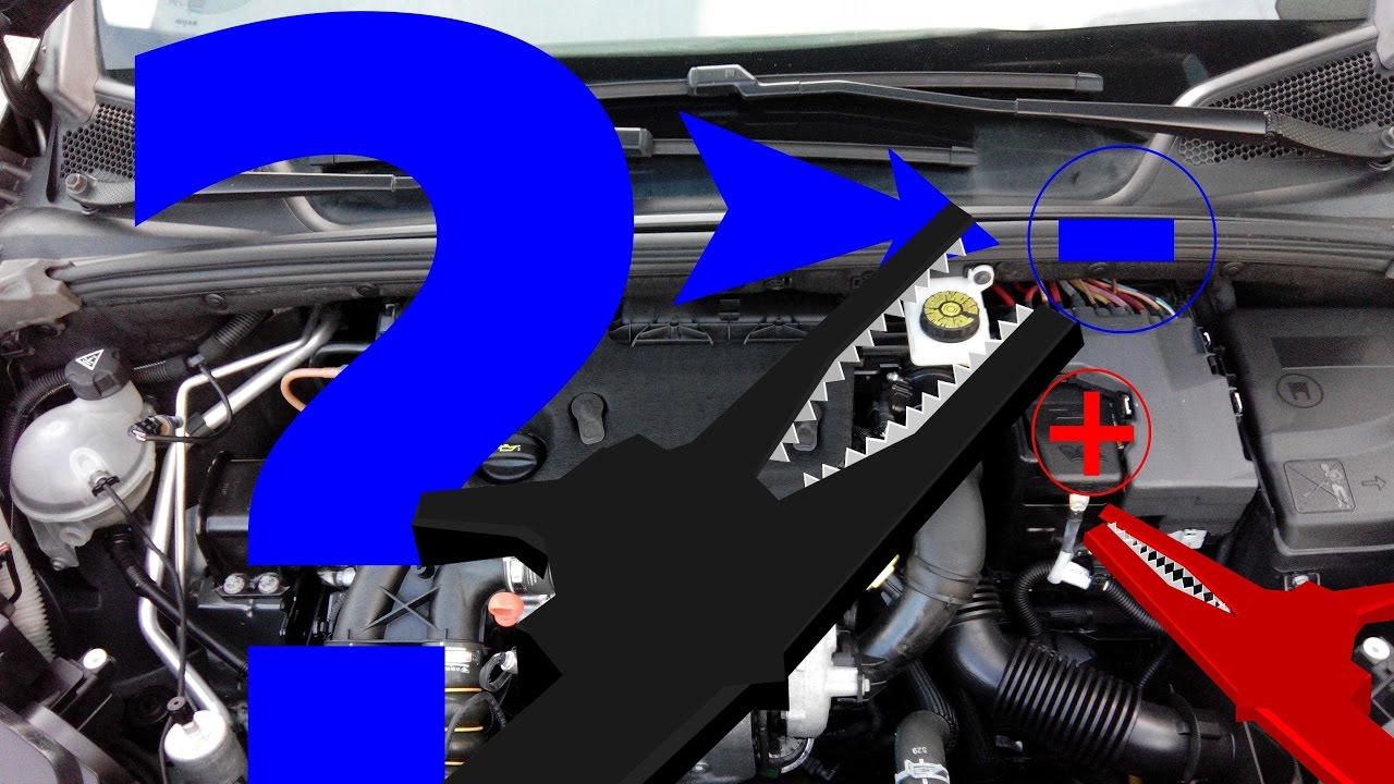 [Tuto] Où brancher la pince croco quand le pôle moins de la batterie est inaccessible