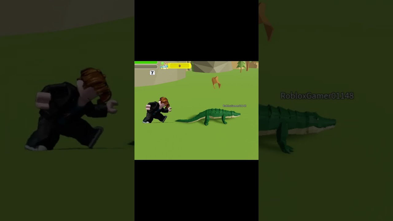 Crocodile ride in Roblox Animal Simulator