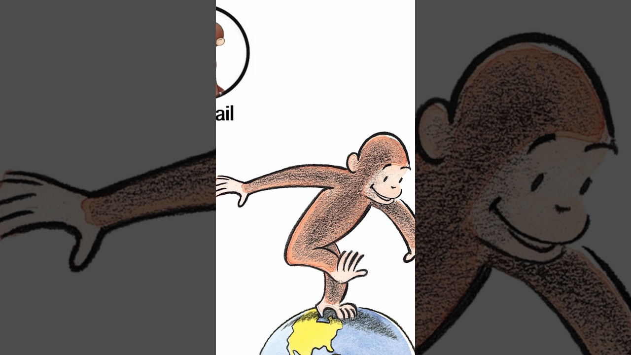 Did Curious George Ever Have a Tail? #shorts
