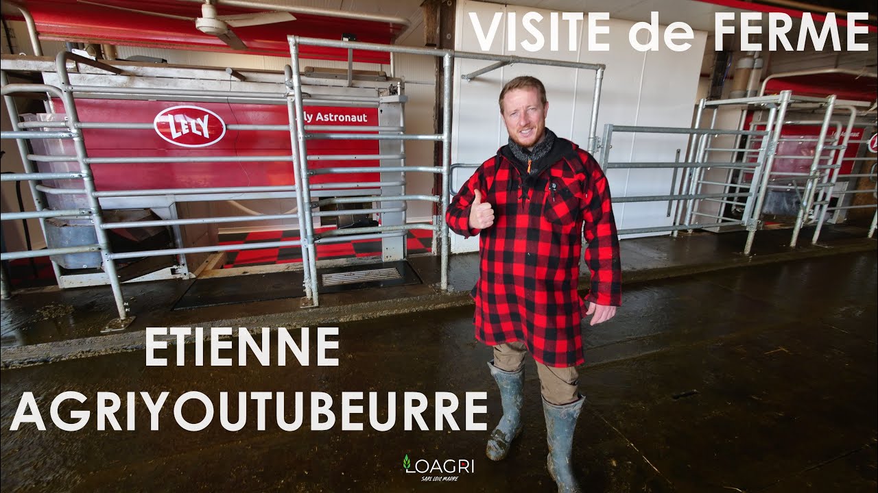 🤠JE VISITE la FERME d'ETIENNE AGRIYOUTUBEURRE ! 🐄🚜